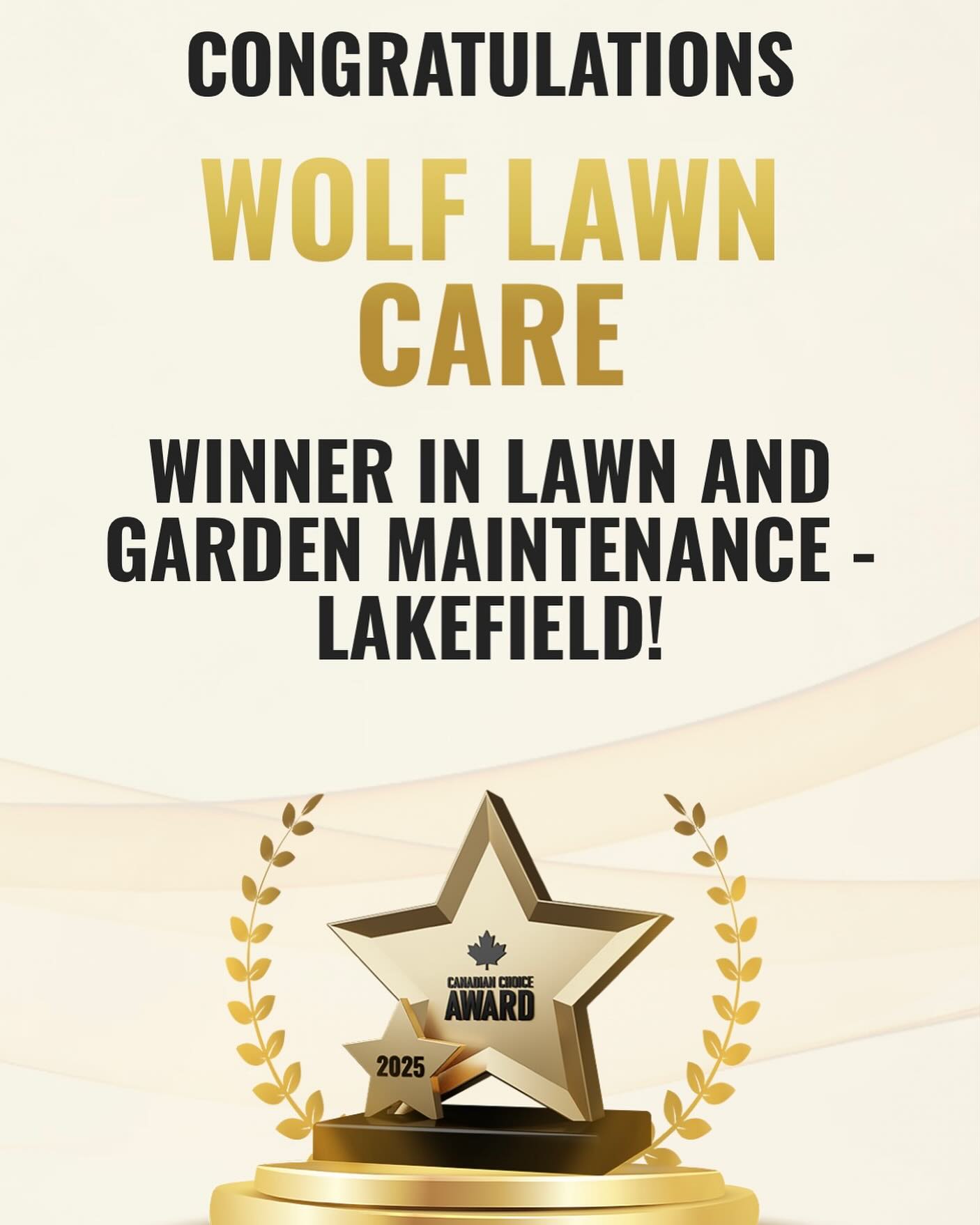 wolf lawn 2025 award